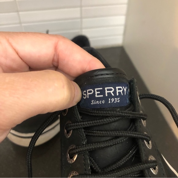 Sperry kids Ollie leather lace up sneakers - Picture 7 of 10